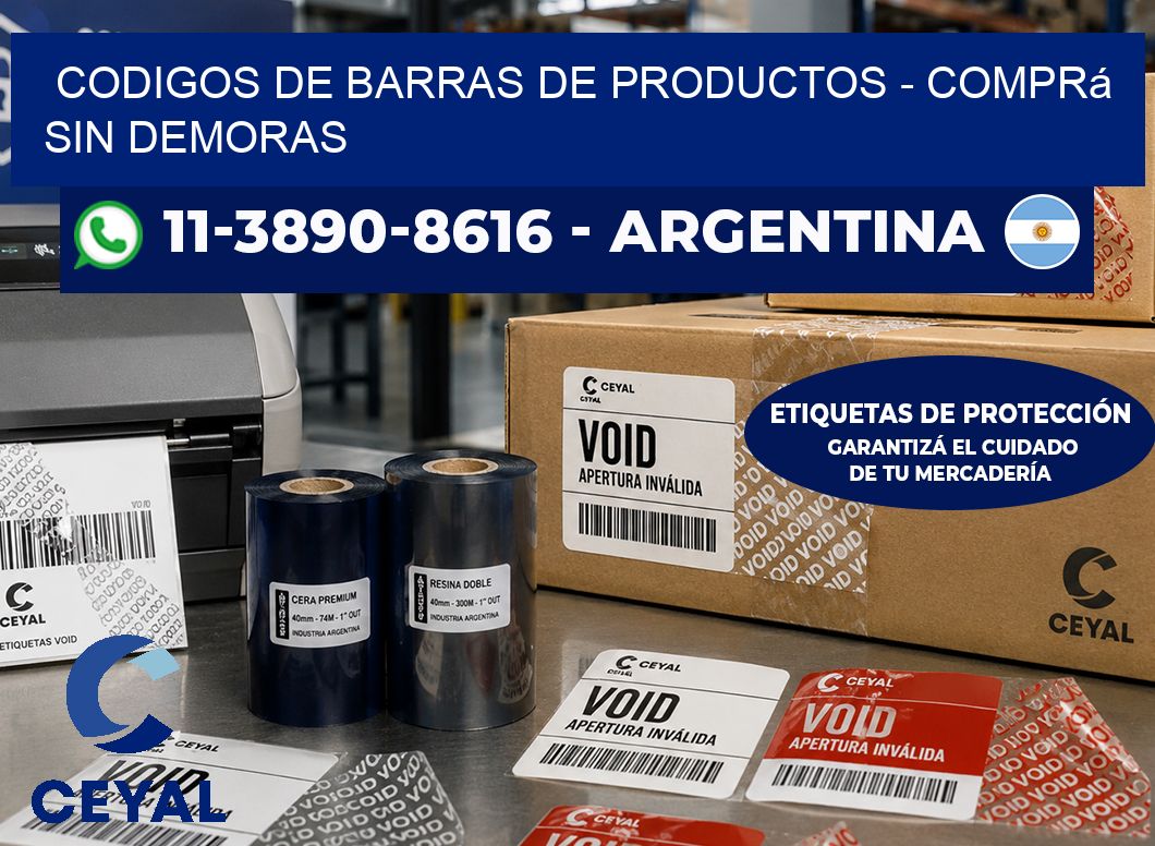 codigos de barras de productos - Comprá sin demoras