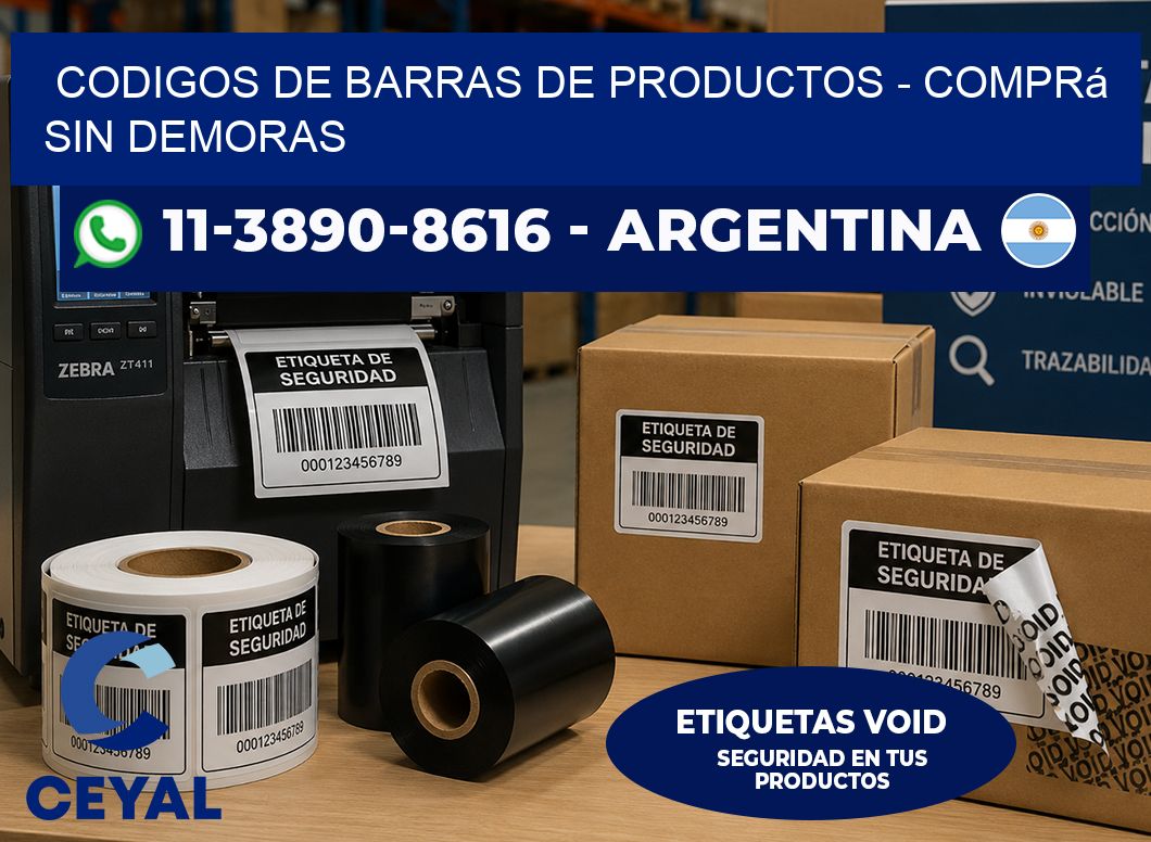 codigos de barras de productos - Comprá sin demoras