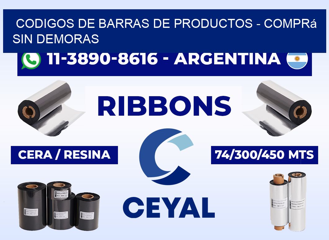 codigos de barras de productos - Comprá sin demoras