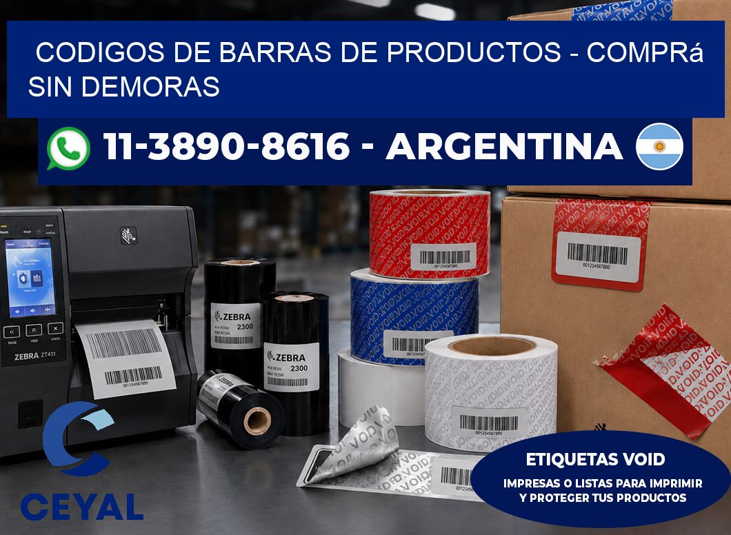 codigos de barras de productos – Comprá sin demoras