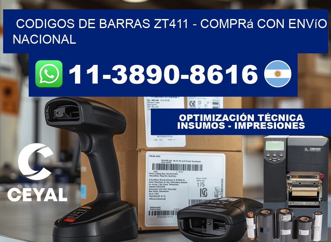 codigos de barras zt411 - Comprá con envío nacional