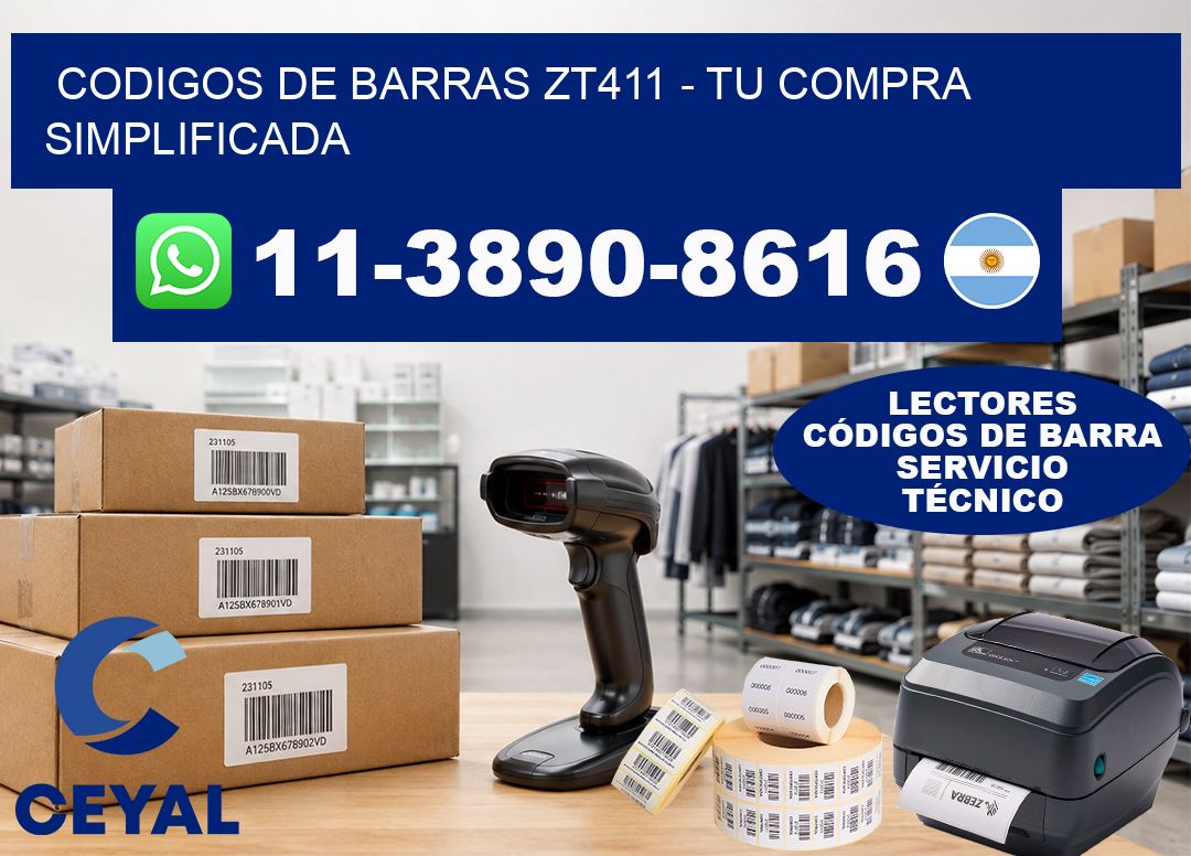 codigos de barras zt411 - Tu compra simplificada