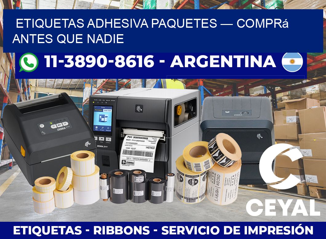 etiquetas adhesiva paquetes — Comprá antes que nadie