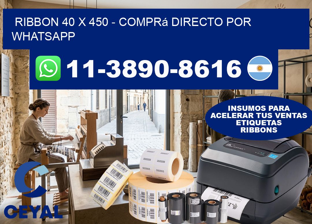 ribbon 40 x 450 - Comprá directo por WhatsApp