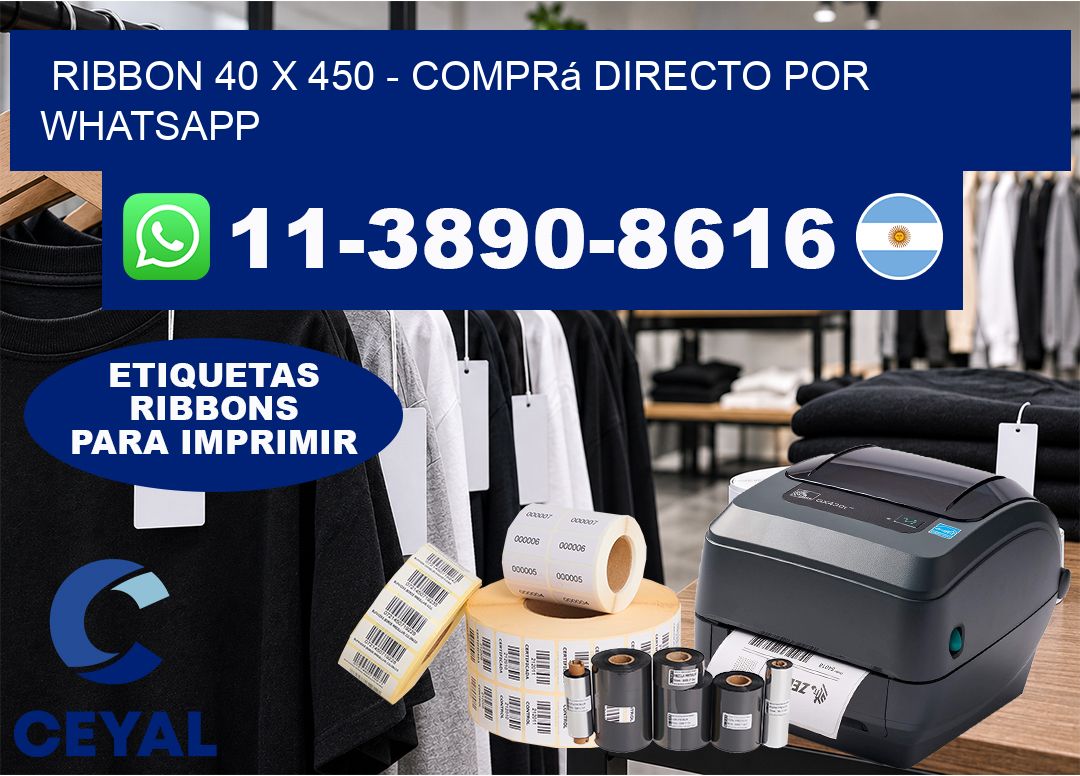 ribbon 40 x 450 - Comprá directo por WhatsApp