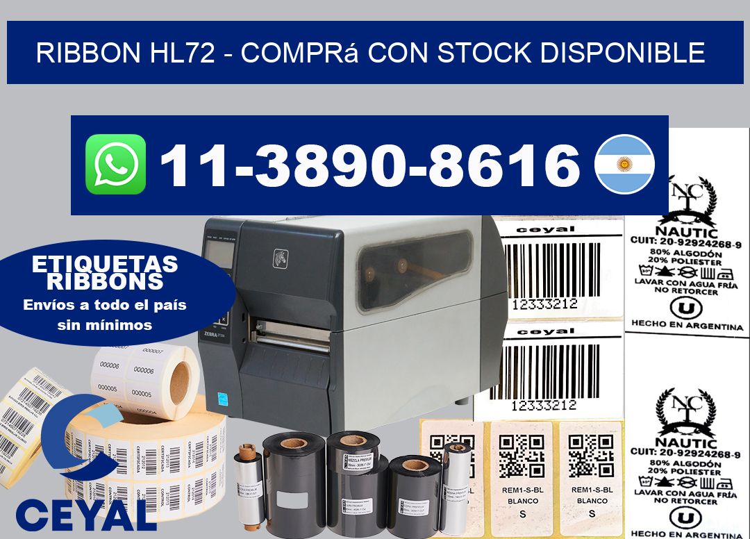 ribbon hl72 - Comprá con stock disponible