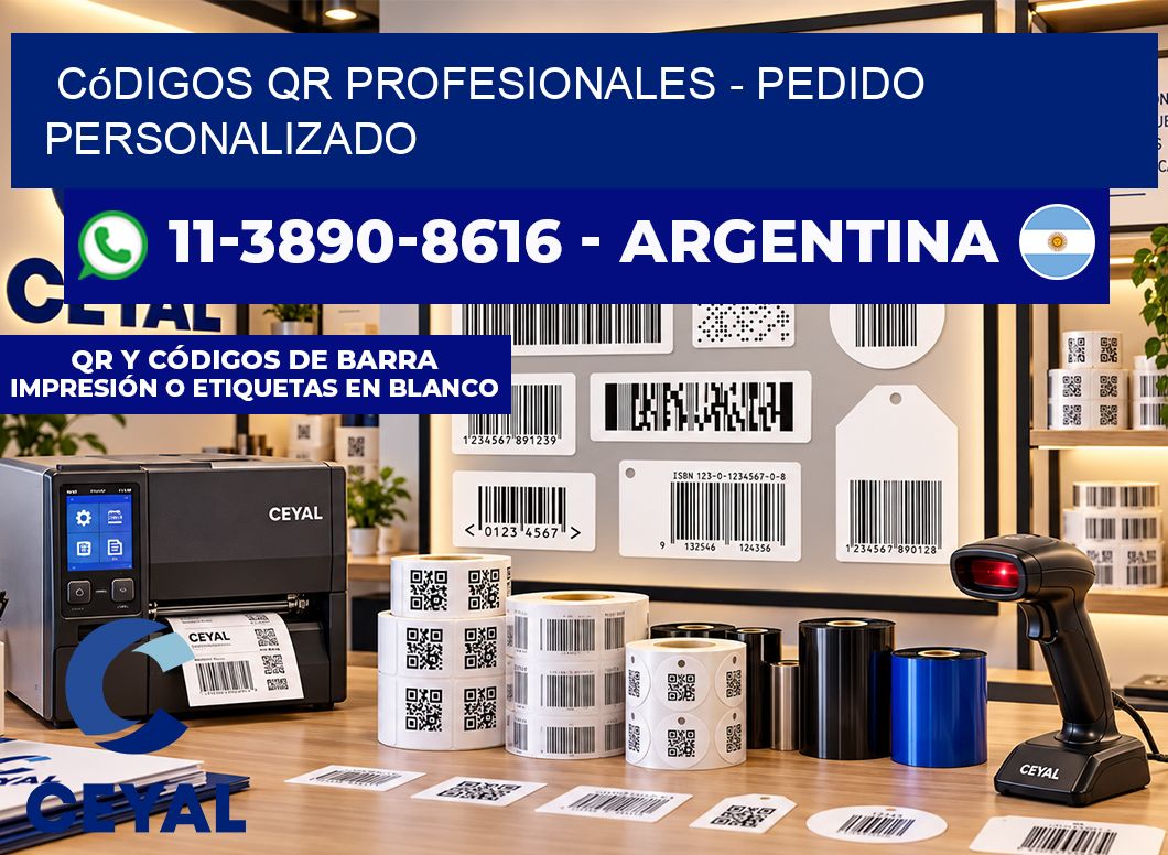 Códigos QR Profesionales - Pedido personalizado