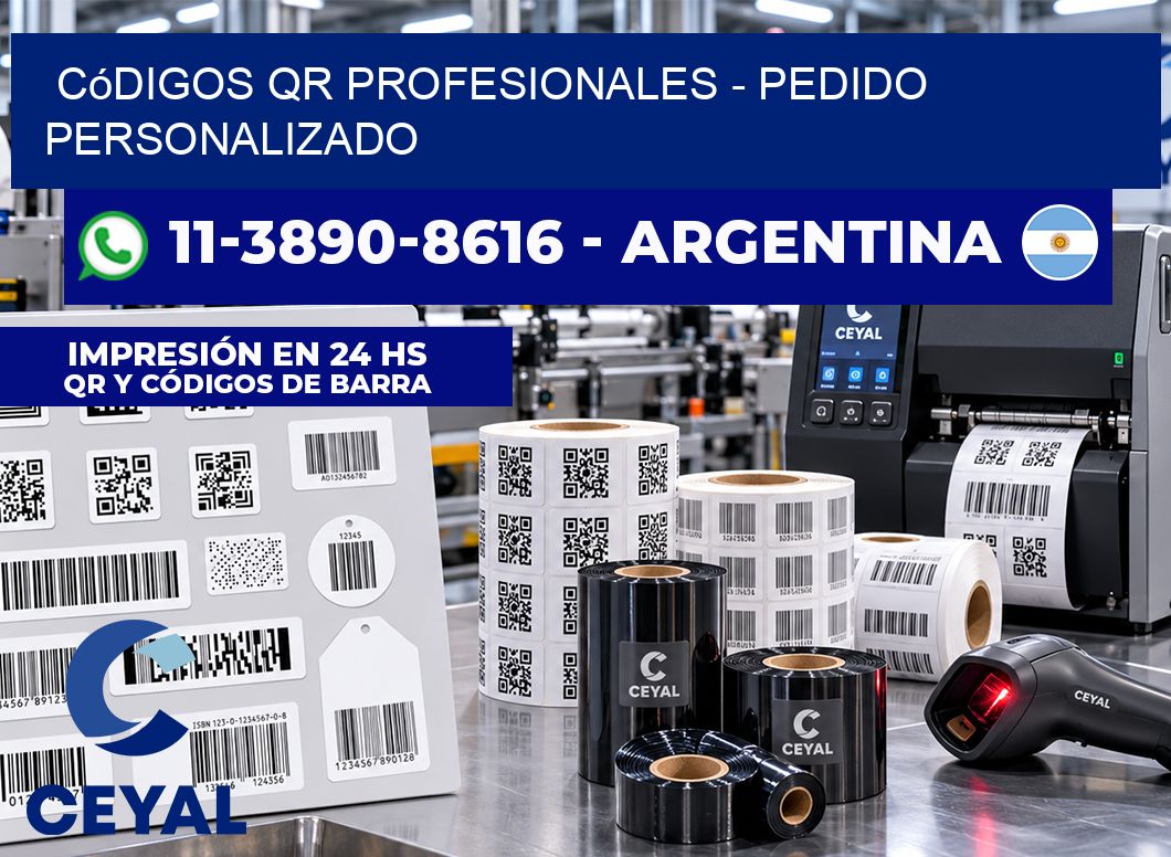 Códigos QR Profesionales - Pedido personalizado
