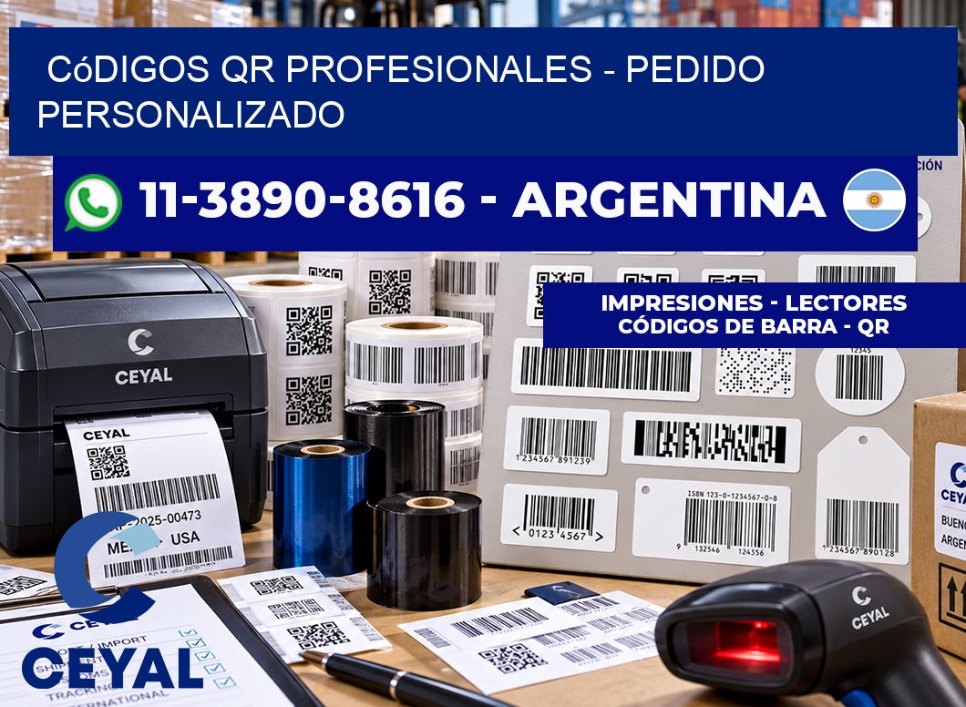 Códigos QR Profesionales - Pedido personalizado
