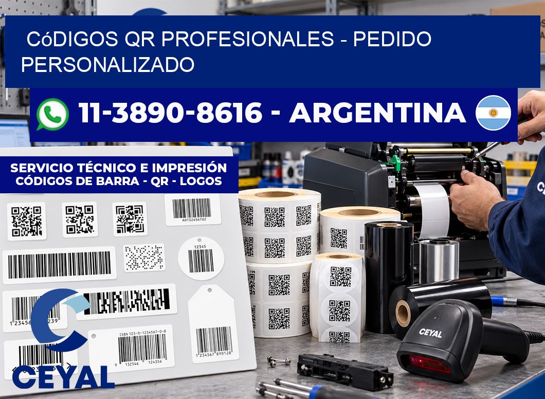 Códigos QR Profesionales – Pedido personalizado