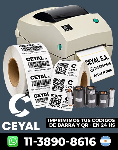 Códigos barras en Papel - Comprá desde cualquier lugar