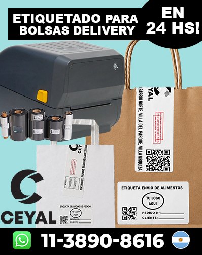 Etiquetas Adhesivas para Talles de Indumentaria Arg