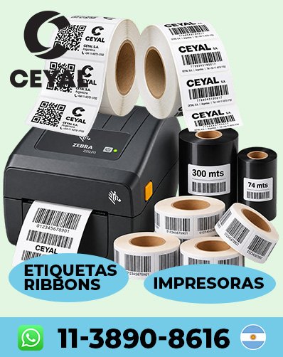 Etiquetas adhesivas para composición textil Etiquetas adhesivas para códigos de barras textiles GAINSHA
