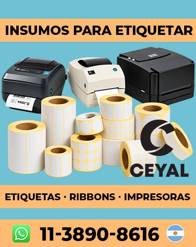 Etiquetas adhesivas para composición textil Etiquetas adhesivas para códigos de barras textiles GAINSHA